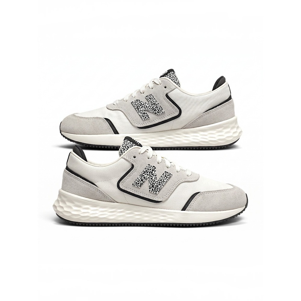 New Balance X-70 Animal Print White Black Sneakers Women's Size 9